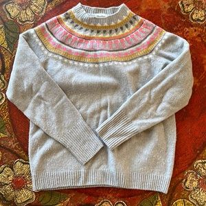 J Crew mock neck sweater. Lambs wool